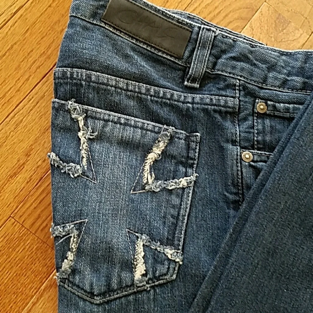 Chalc blue jeans